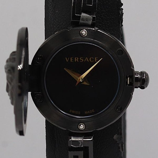 Versace Medusaci Cles Watch Quartz Black Dial Tam