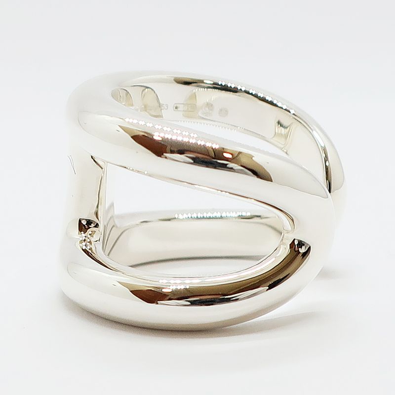 Hermes Osmozu GM Ring #53 Ag925 Silver - H102536b Ring Jewelry - SV