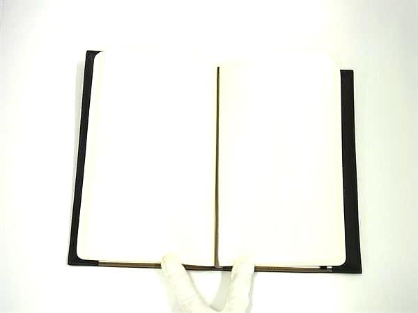 Bottega Veneta Intrecciato Leather Notebook Stationery Black Fl9564