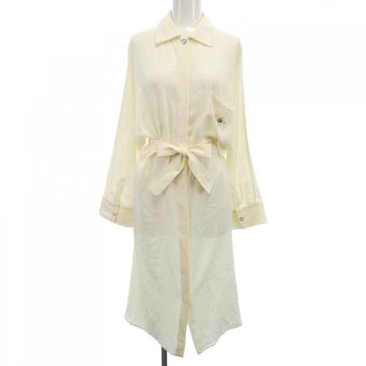 Hermes Robe Inspiration Chemise 2 H0540 dc Crude Cel Medal Dress