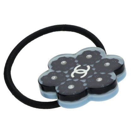 Chanel 16P Coco Mark Flower Design Hair Tie Women