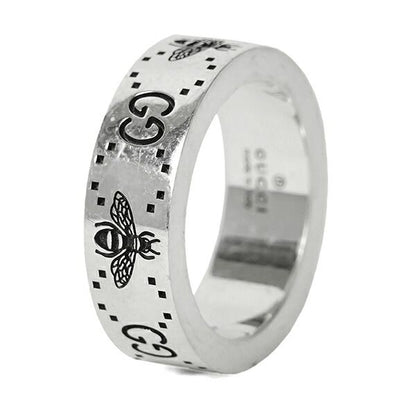 Gucci Ring GG & Bee Silver