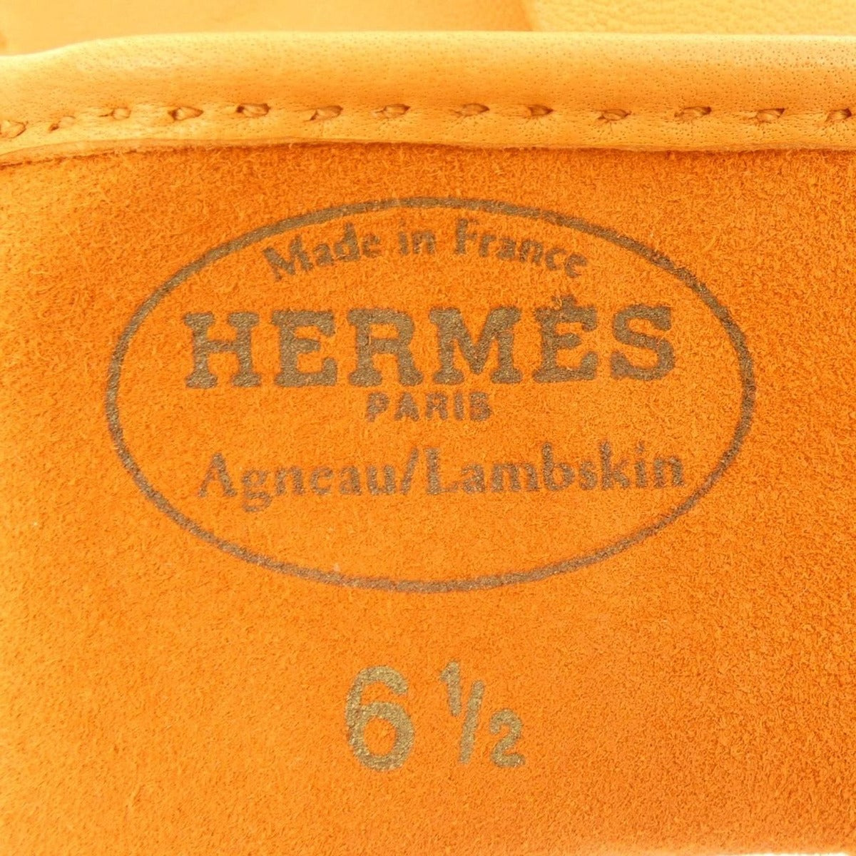 Hermes Glove Orange — view 3