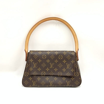 Louis Vuitton Monogram Mini Looping Semi-Shoulder Bag Brown