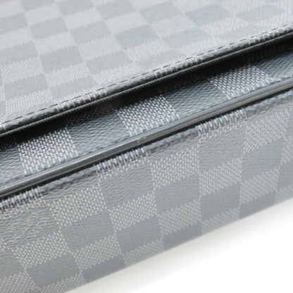 Louis Vuitton Damier Graphite District MM Shoulder Bag — view 3