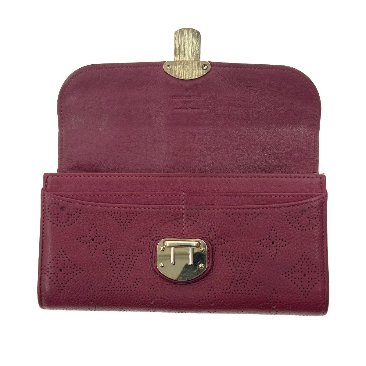 Louis Vuitton Mahina Portefeuille Iris Long Wallet M58135 Red
