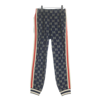 Gucci GG Jacquard Sweatshirt Pants All Over Pattern Navy