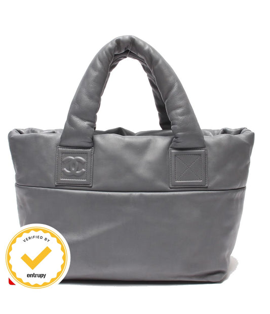 Chanel Tote Silver Coco Cocoon