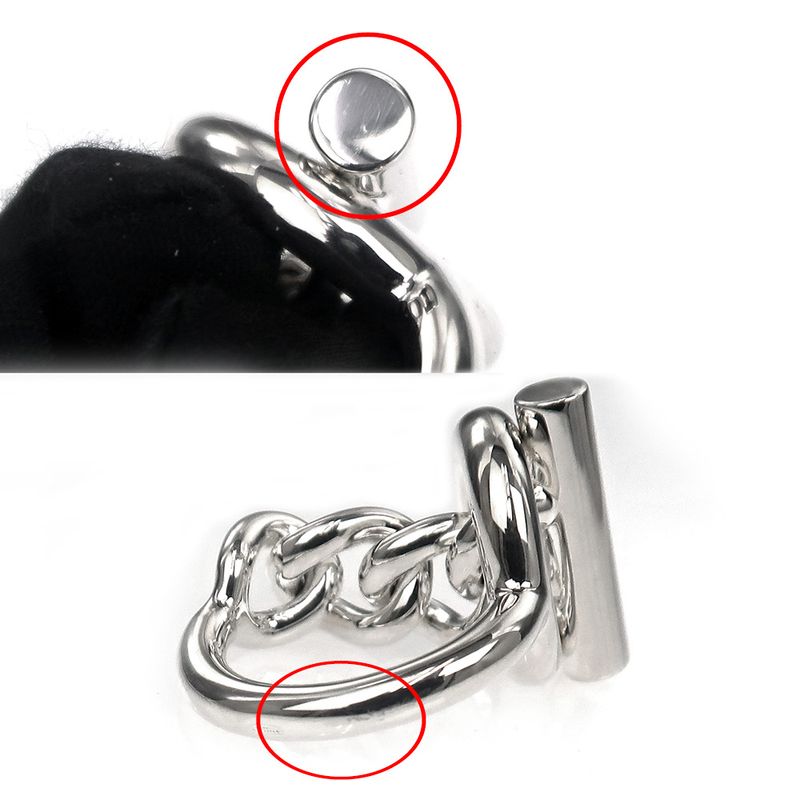 Hermes Ring Echape Croisette Size 51 Ag925 Silver - Accessories - Ring