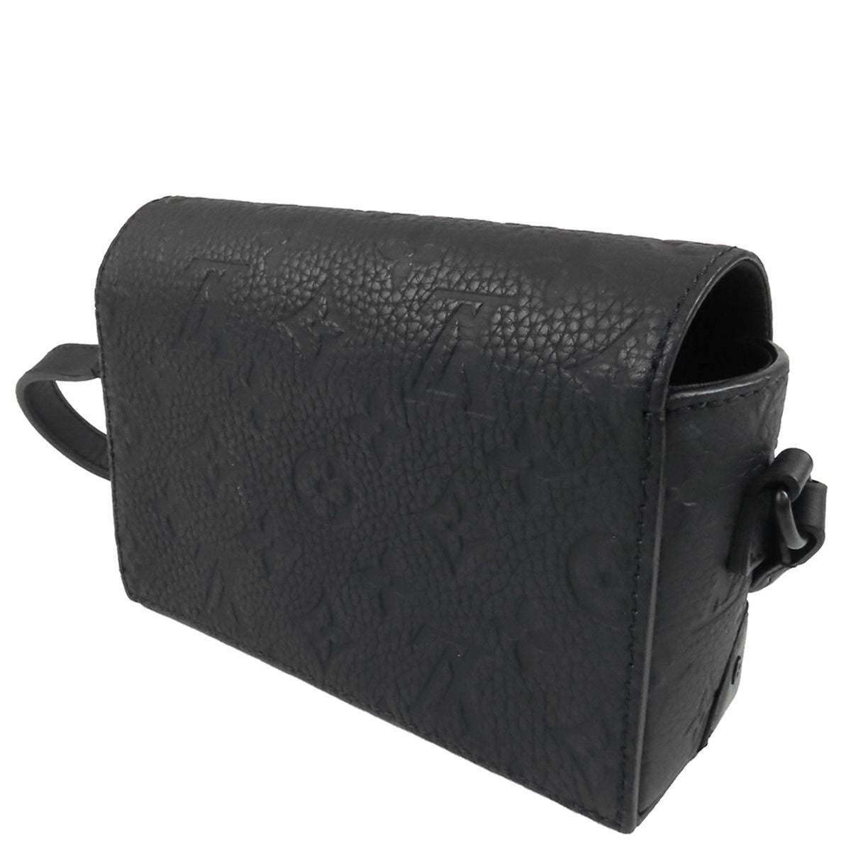 Louis Vuitton Steamer Wearable Wallet Black Monogram Taurillon Shoulder Bag — view 2