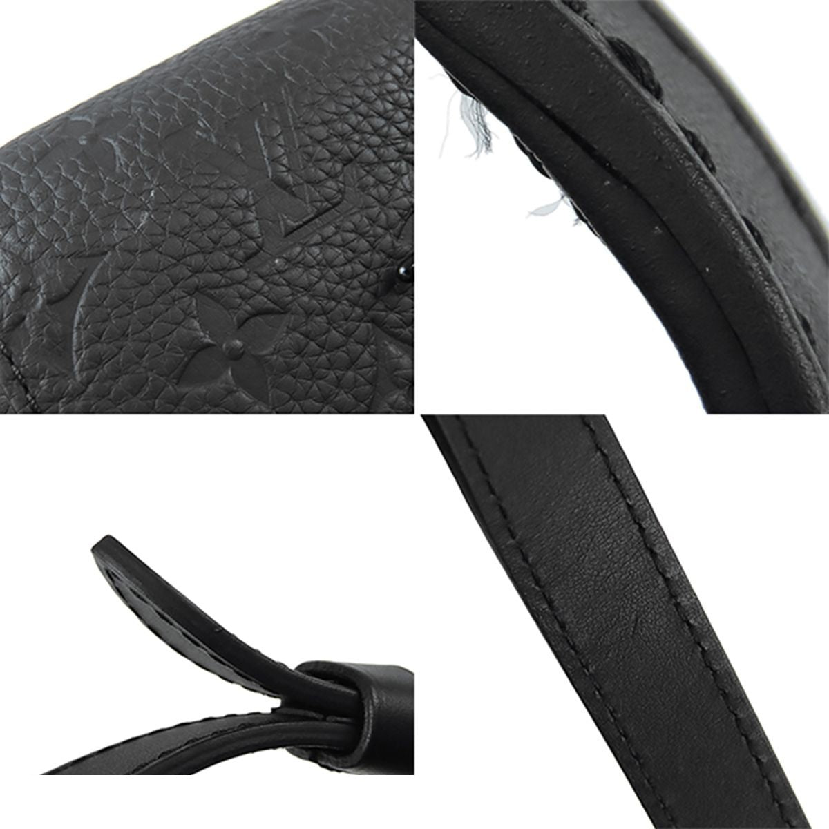 Louis Vuitton Steamer Wearable Wallet Black Monogram Taurillon Shoulder Bag — view 7