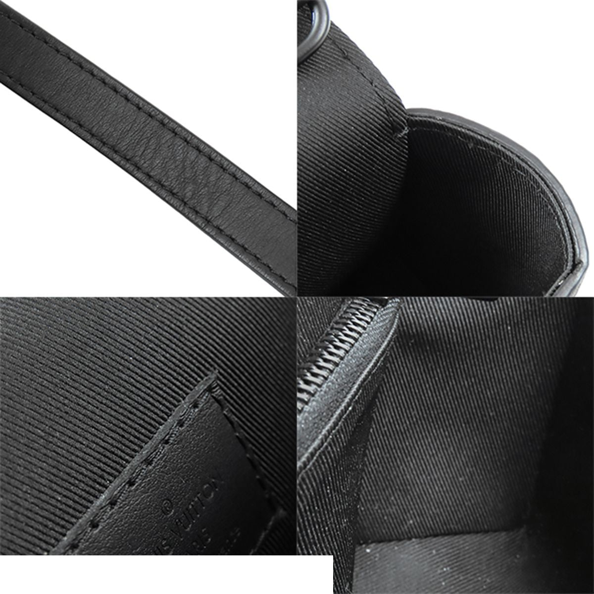 Louis Vuitton Steamer Wearable Wallet Black Monogram Taurillon Shoulder Bag — view 8