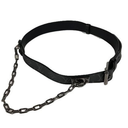 Louis Vuitton Belt Santure Signature Chain 35 mm M0179 V Monogram Eclipse