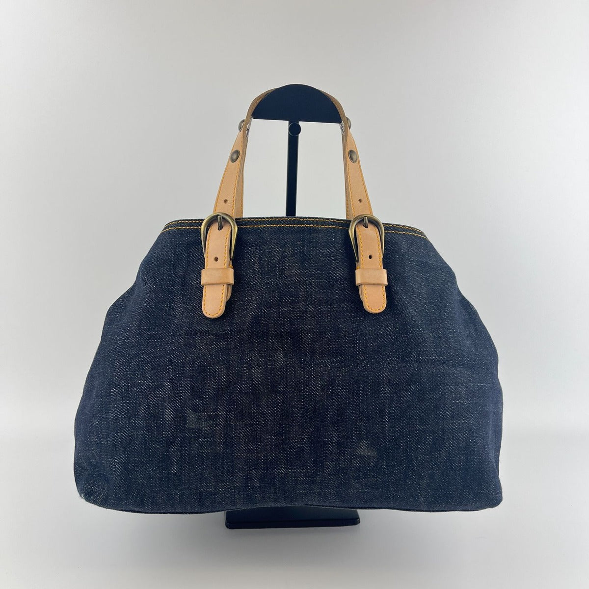 Miu Miu Handbag Navy Denim Vintage — view 3