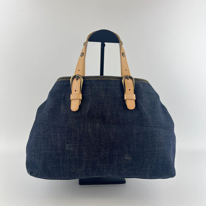 Miu Miu Handbag Navy Denim Vintage — view 3