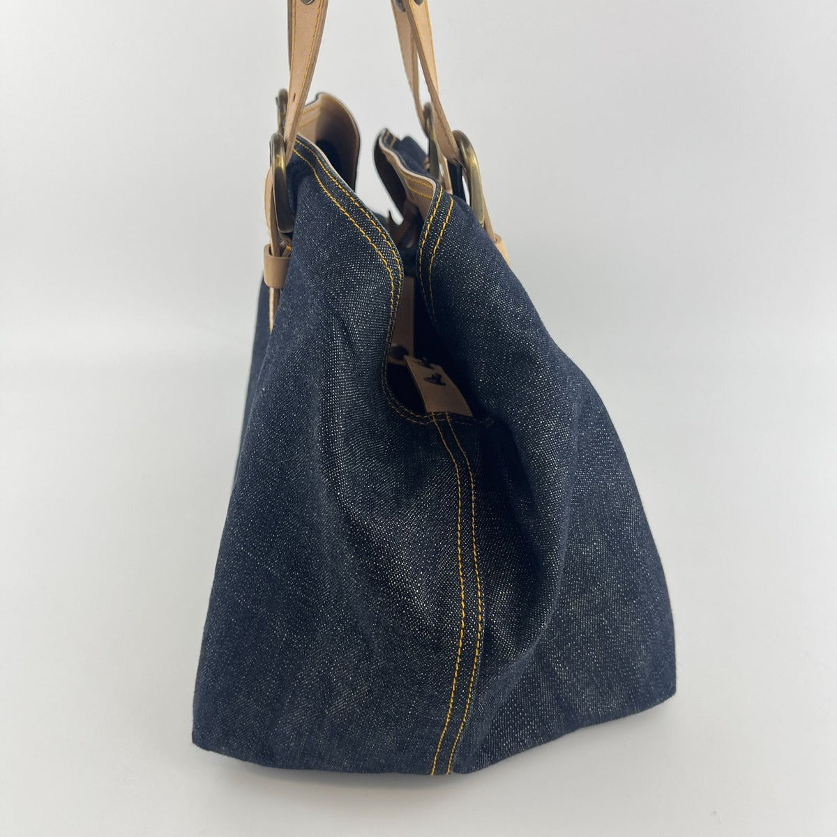 Miu Miu Handbag Navy Denim Vintage — view 4