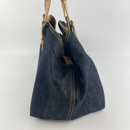 Miu Miu Handbag Navy Denim Vintage — view 4