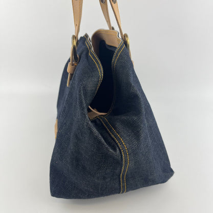 Miu Miu Handbag Navy Denim Vintage — view 5