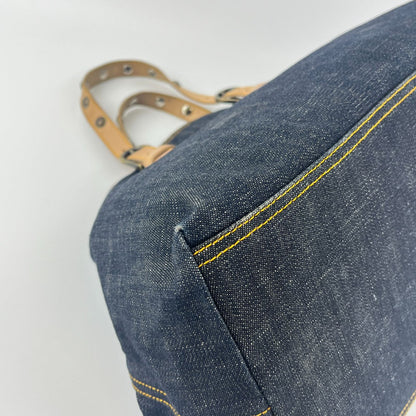 Miu Miu Handbag Navy Denim Vintage — view 9