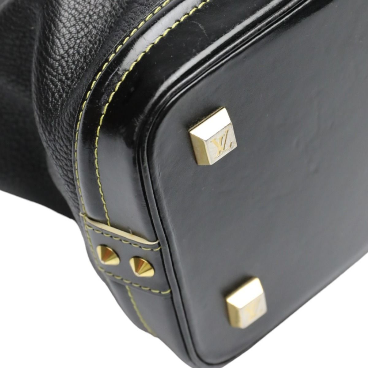 Louis Vuitton Suhali Handbag Lock It PM Noir Black