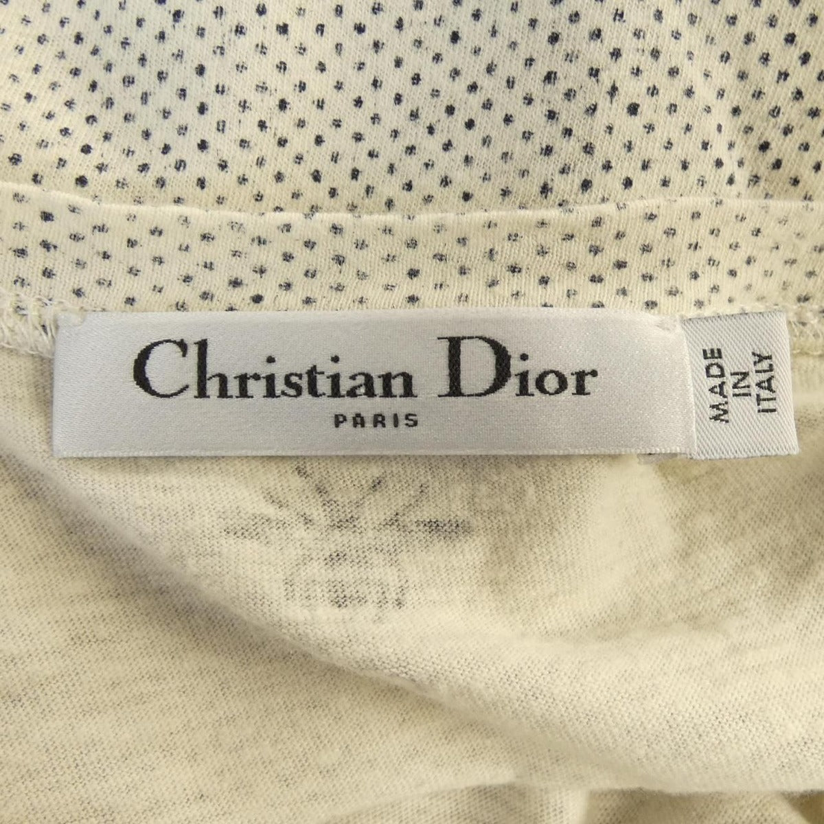 Dior la Justice T-Shirt Beige Navy — view 4