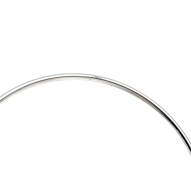 Hermes Earrings Silver 925 Silver Ag925 Sv925 Loop Hoop Swing