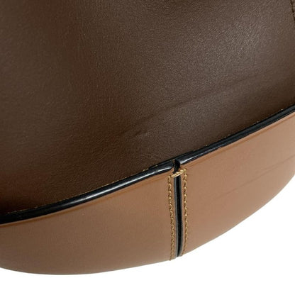 Loewe Shoulder Bag Balloon Bag Small Dark Brown And Brown Drawstring Shape