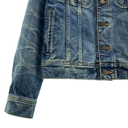 Celine - Trucker Jacket In Denim Damaged Denim Trucker Jacket - M - Indigo -