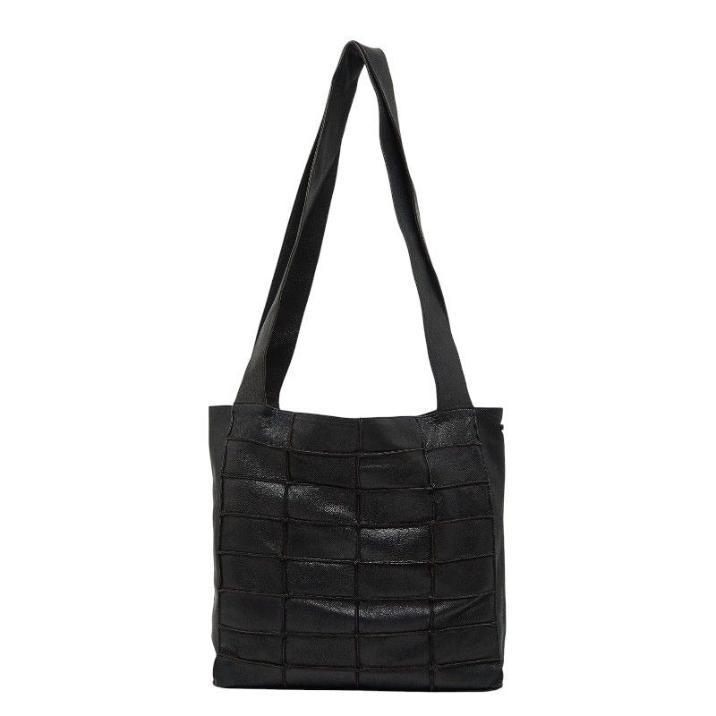 Chanel Choco Bar Black Leather