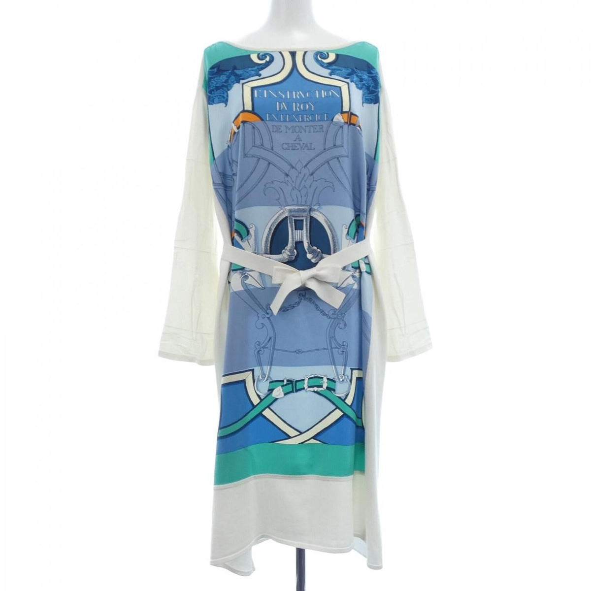 Hermes L'instruction du Roy Zoom Twill Lane Dress