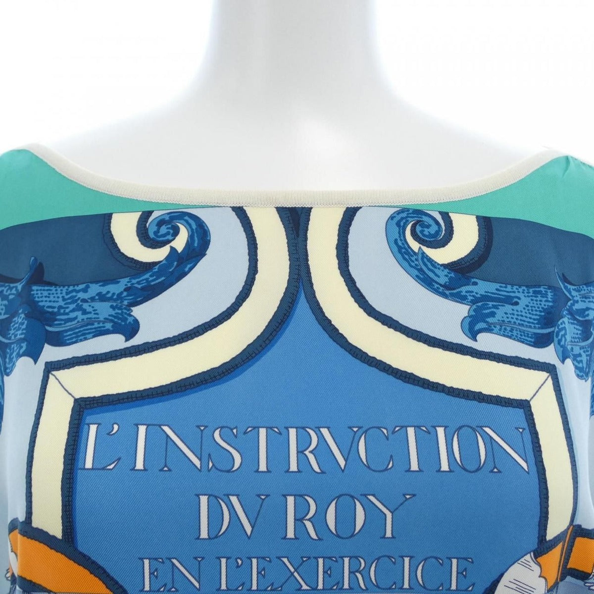 Hermes L'instruction du Roy Zoom Twill Lane Dress — view 5