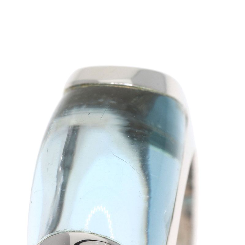 Bvlgari Bulgari Tronchetto Blue Topaz Ring - Ring 18K White Gold Ladies