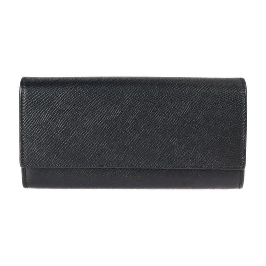 Celine Large Flap Wallet Bifold 10 B563 bel Calf Leather Black