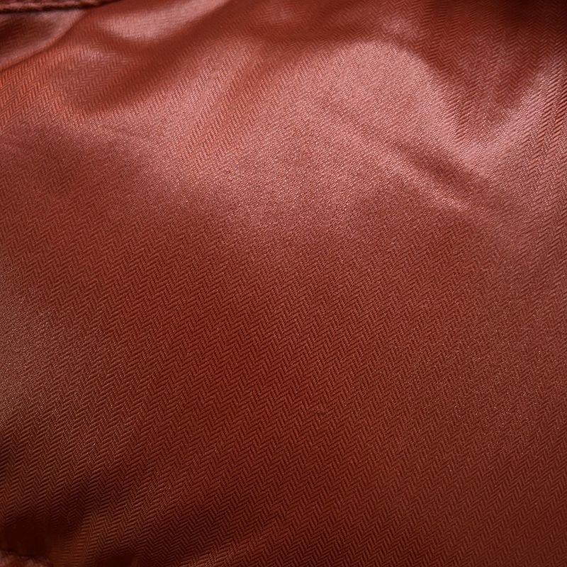 Hermes Down Vest Nylon with Hood 44 Rouge Basque