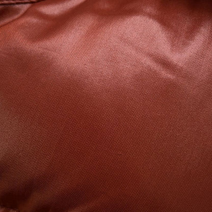 Hermes Down Vest Nylon with Hood 44 Rouge Basque