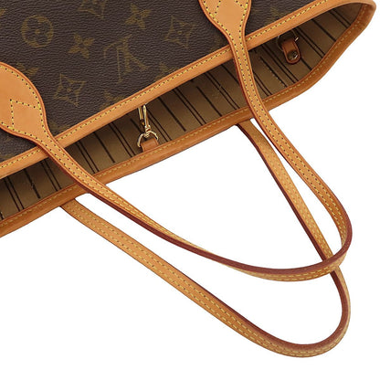 Louis Vuitton Neverfull PM Brown Gold Monogram Canvas Tote Bag — view 4