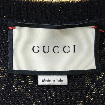 Gucci GG Cotton Lame Fabric Top Knit — view 4