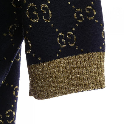 Gucci GG Cotton Lame Fabric Top Knit — view 6