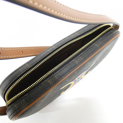 Celine Shoulder Bag Canvas Gold — view 6