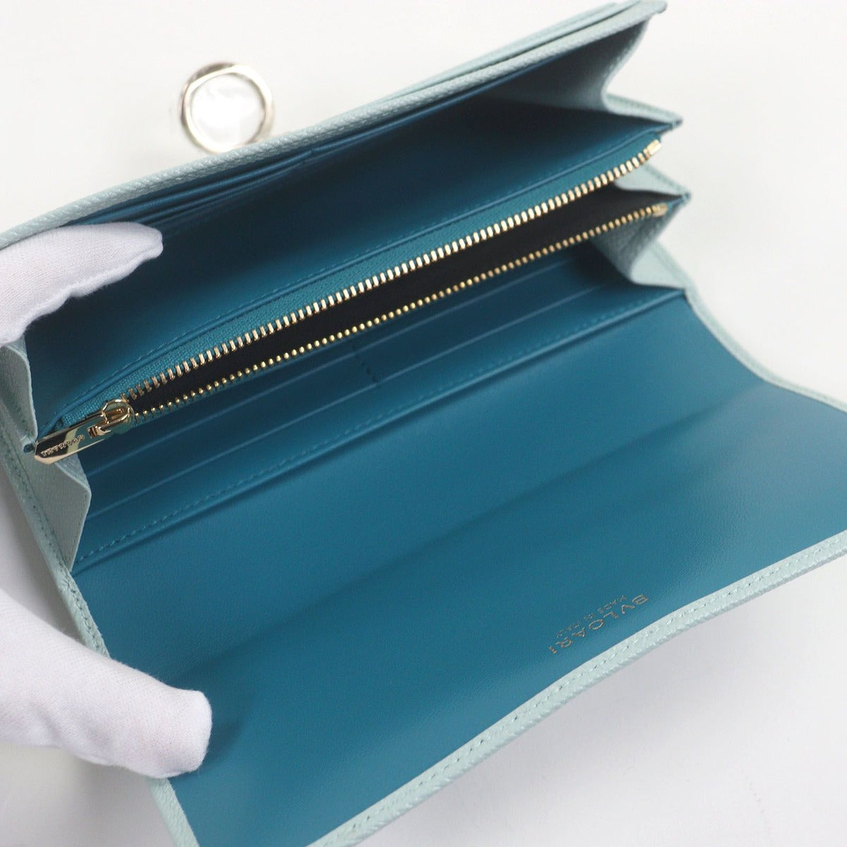 Bvlgari Leather Large Wallet Long — view 4