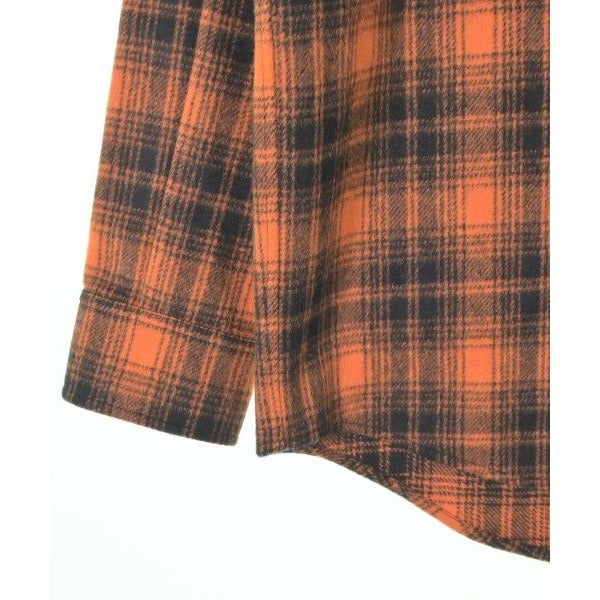 Celine Casual Shirt Wool Orange Black — view 5