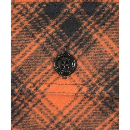 Celine Casual Shirt Wool Orange Black — view 7