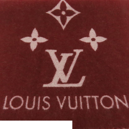 Louis Vuitton Echarpe Reykjavik Bordeaux Cashmere Logo Scarf — view 4