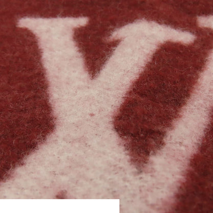 Louis Vuitton Echarpe Reykjavik Bordeaux Cashmere Logo Scarf — view 8