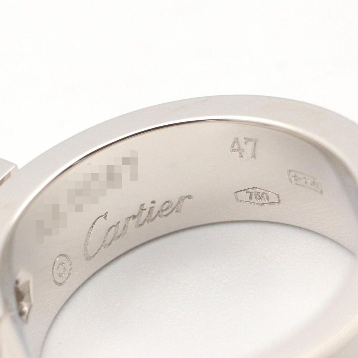 Cartier Ring Anniversary 18k White Gold Diamond — view 5