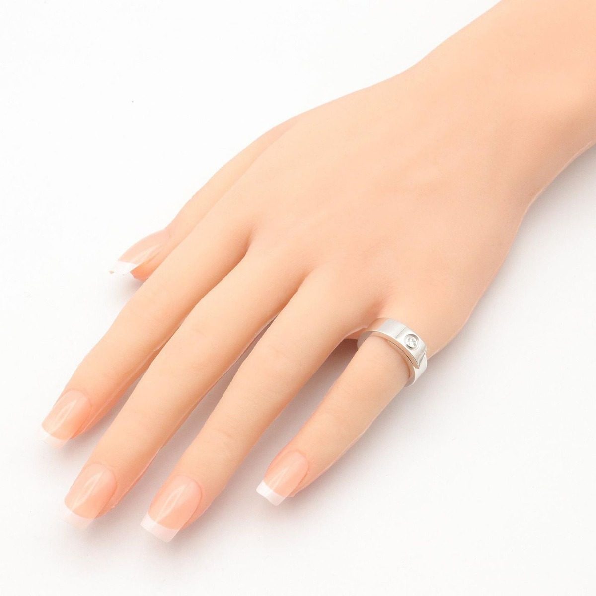 Cartier Ring Anniversary 18k White Gold Diamond — view 8