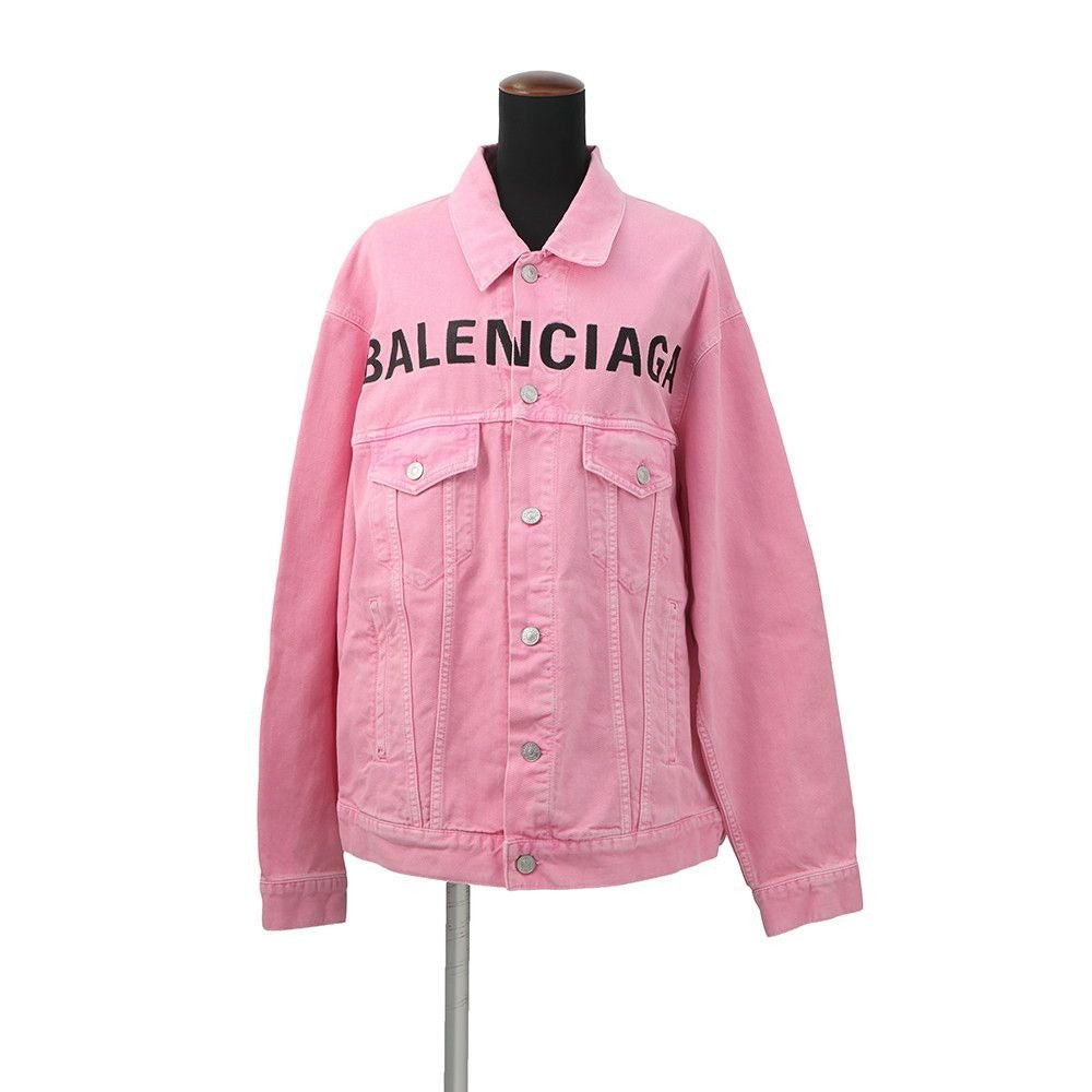 Balenciaga Jacket Logo Denim 37