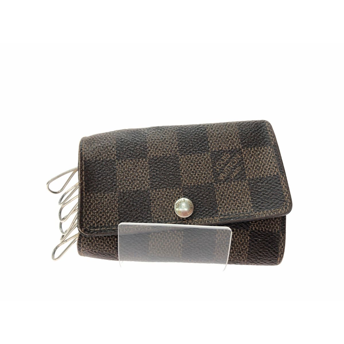 Louis Vuitton Unisex Key Case Damier Multicles 6 6 Rows with Initials N62630