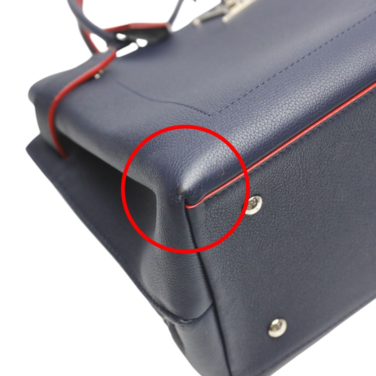 Louis Vuitton 2-way Bag Lock Me De Marines Rouge Handbag