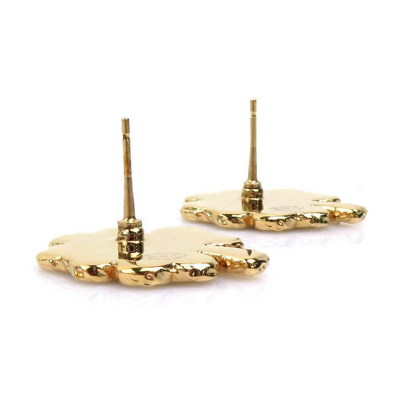 Chanel Earrings Clover Coco Mark